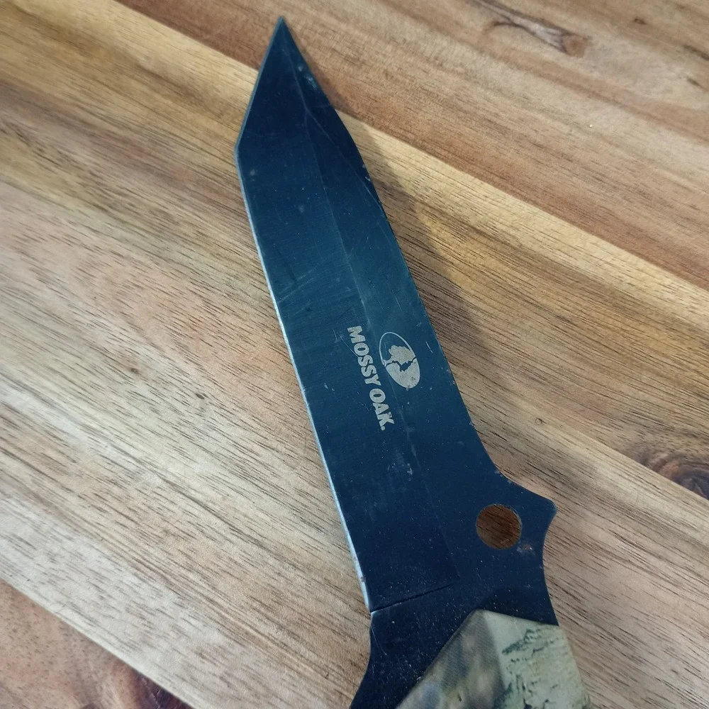 Mossy Oak Camo Camoflauge Knife Set Fixed Blade Gut Hook Hunting Fishing‎